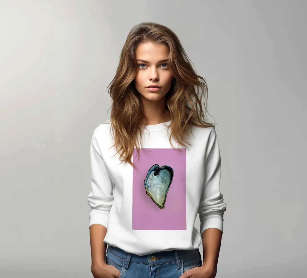 Heart V felpa da Curious Collections by Marielle Leenders