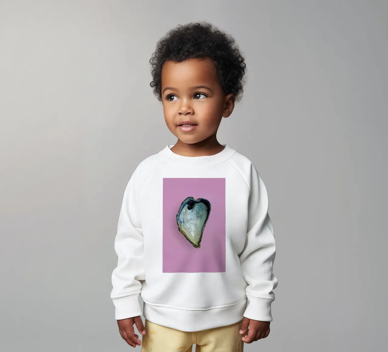 Heart V felpa neonato da Curious Collections by Marielle Leenders
