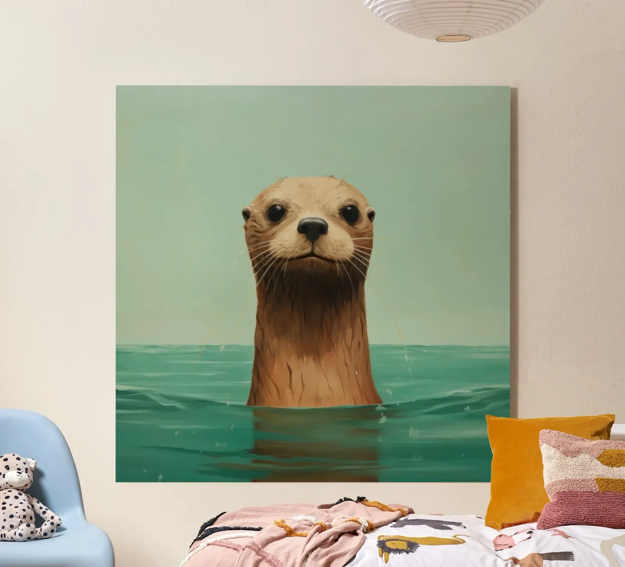 Minimal Otter plexiglass da Minimal Animal Art