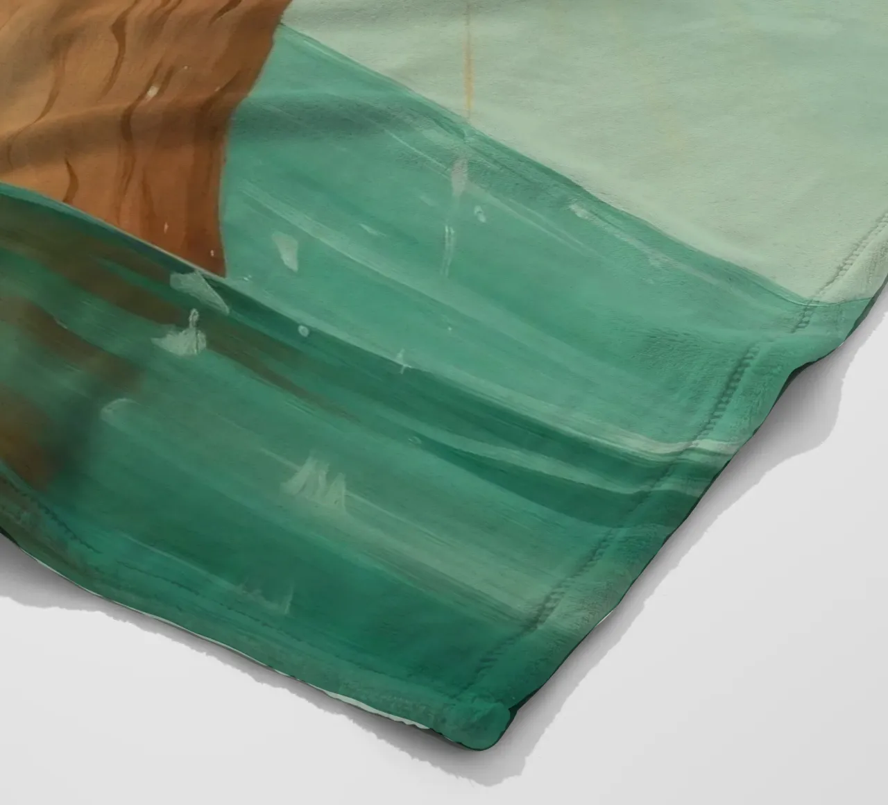 Lontra minima 2 coperta in pile da Minimal Animal Art