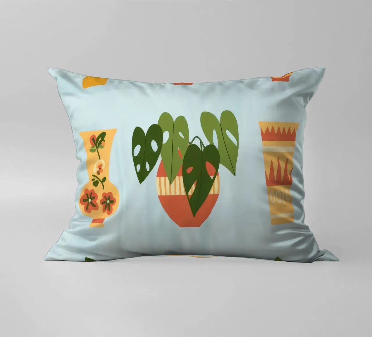 Potted Harmony decorative cushion by Artie Shifa