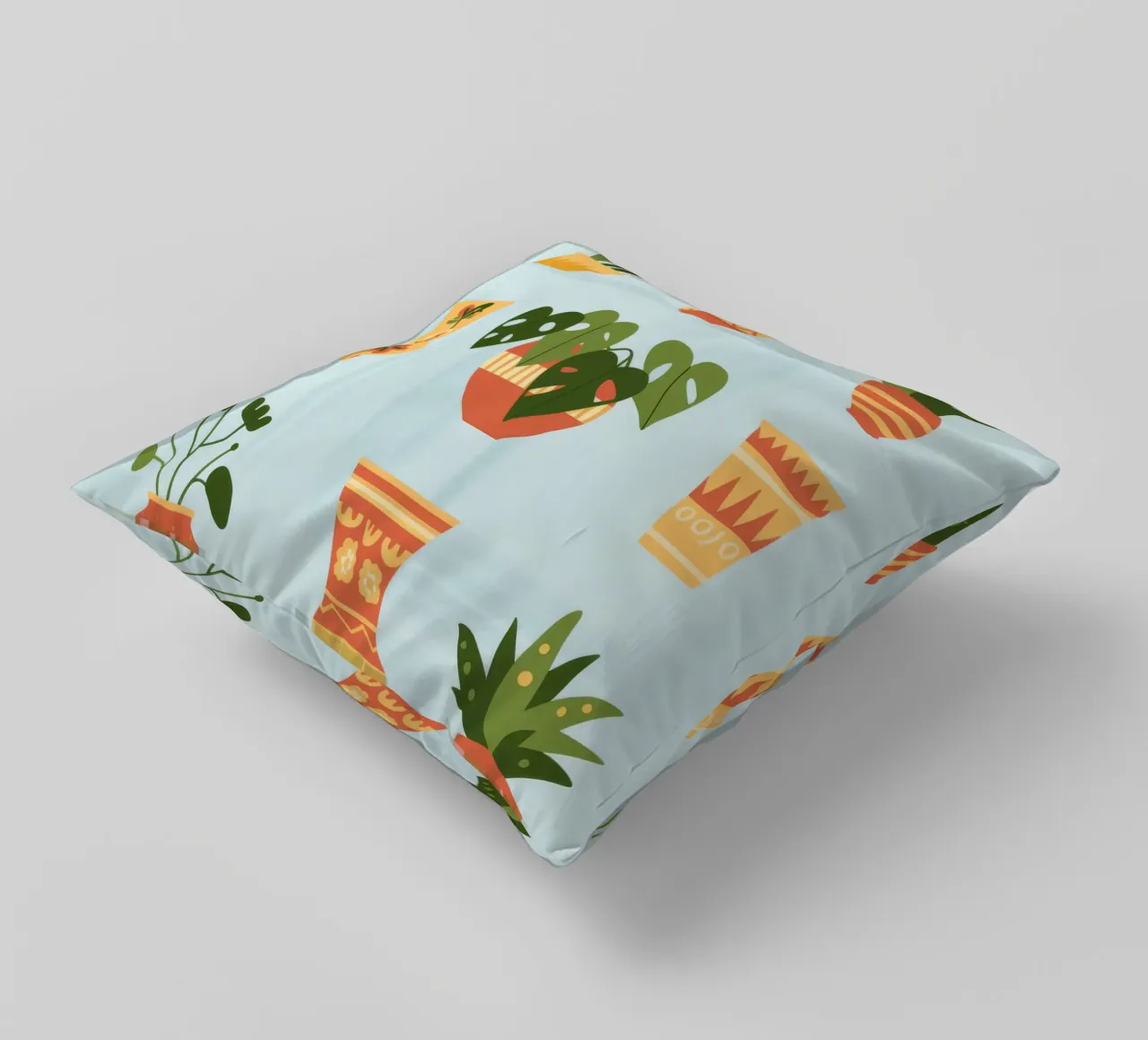 Potted Harmony decorative cushion by Artie Shifa