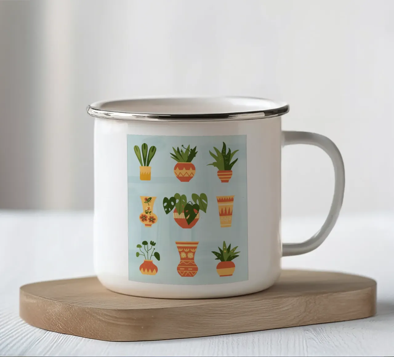 Armonia in vaso tazza in smalto da Artie Shifa