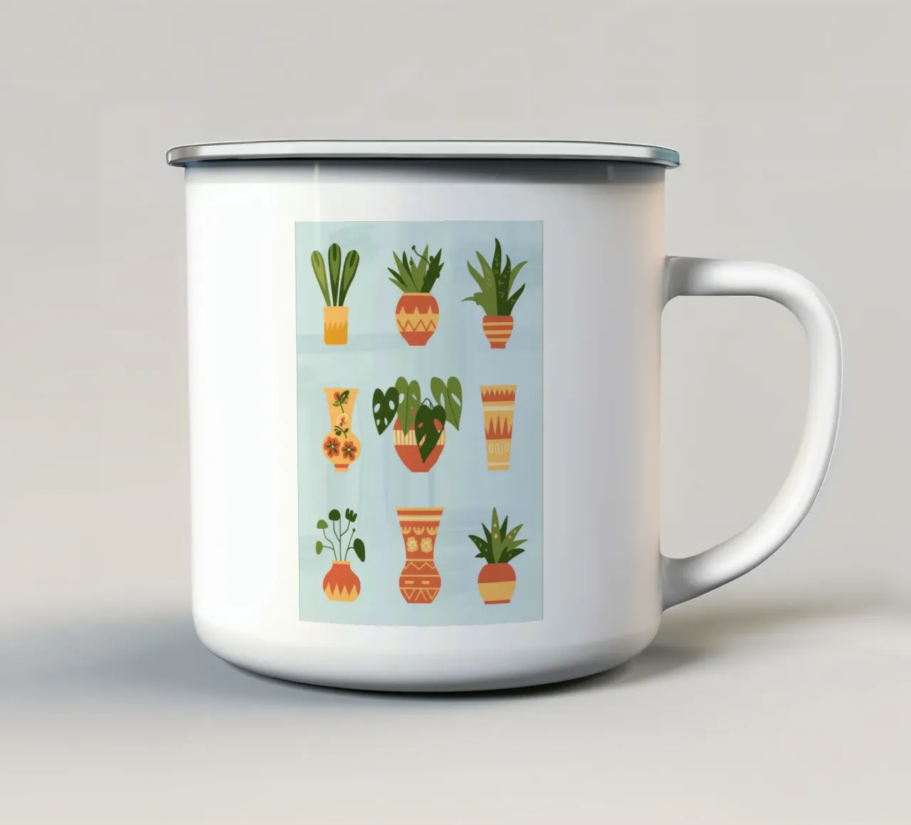 Armonia in vaso tazza in smalto da Artie Shifa