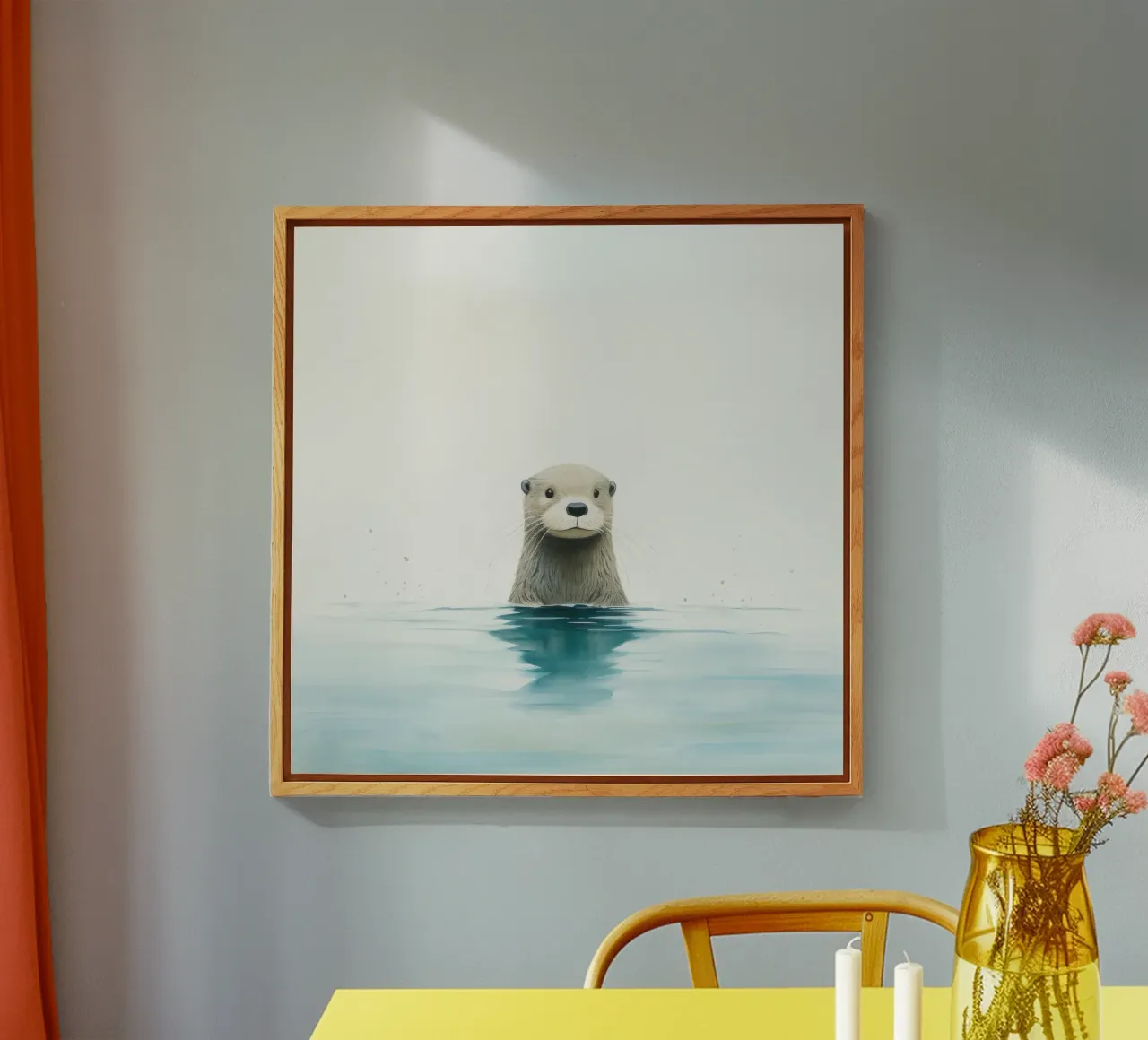 Minimal Otter plexiglass da Minimal Animal Art