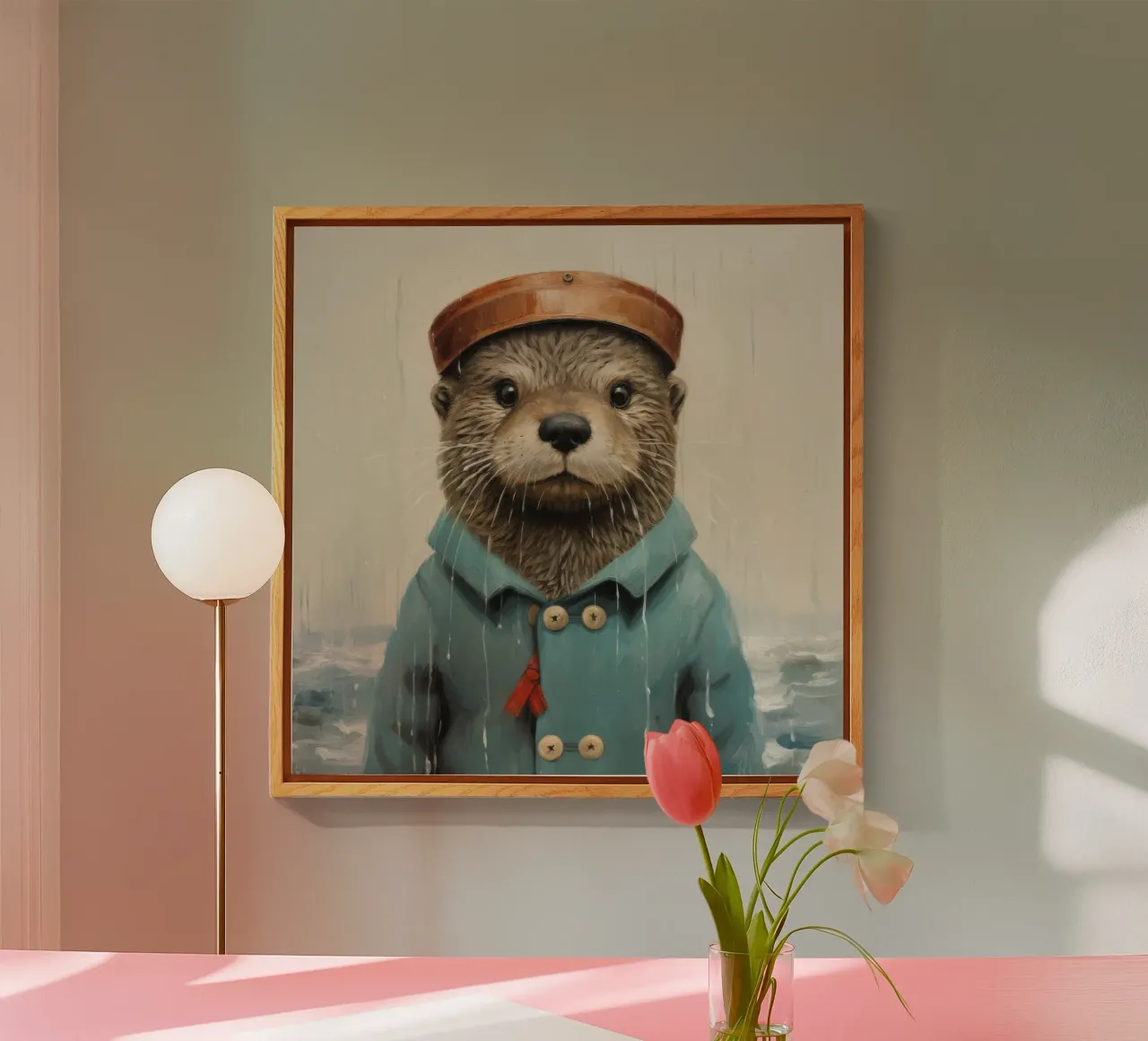 Minimal Otter plexiglass da Minimal Animal Art