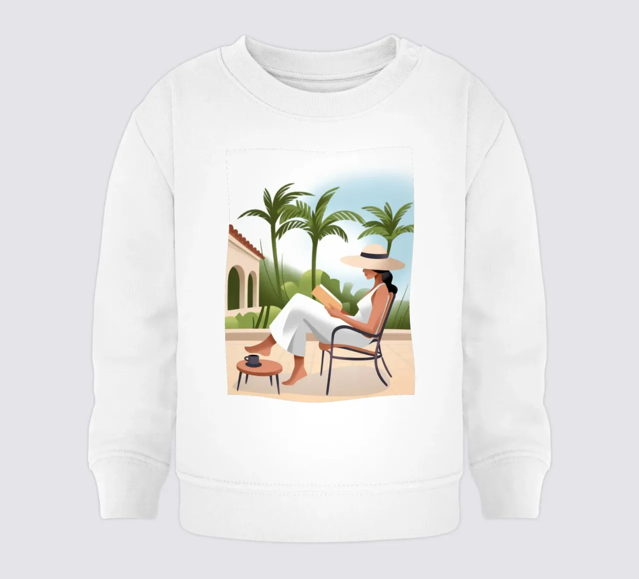 Tarde relajada sudadera de bebé de Artie Shifa