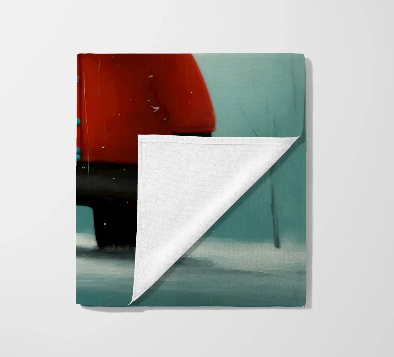 Minimo Panda telo mare da Minimal Animal Art