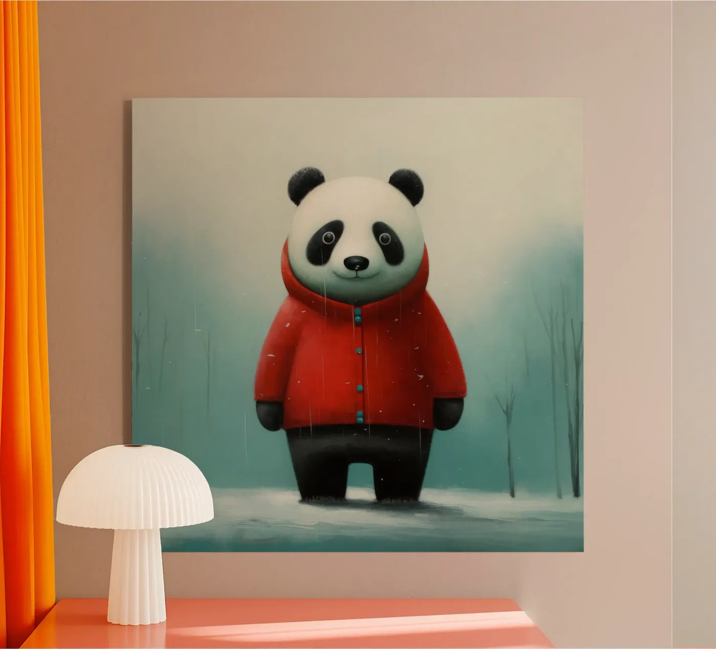 Minimo Panda plexiglass da Minimal Animal Art