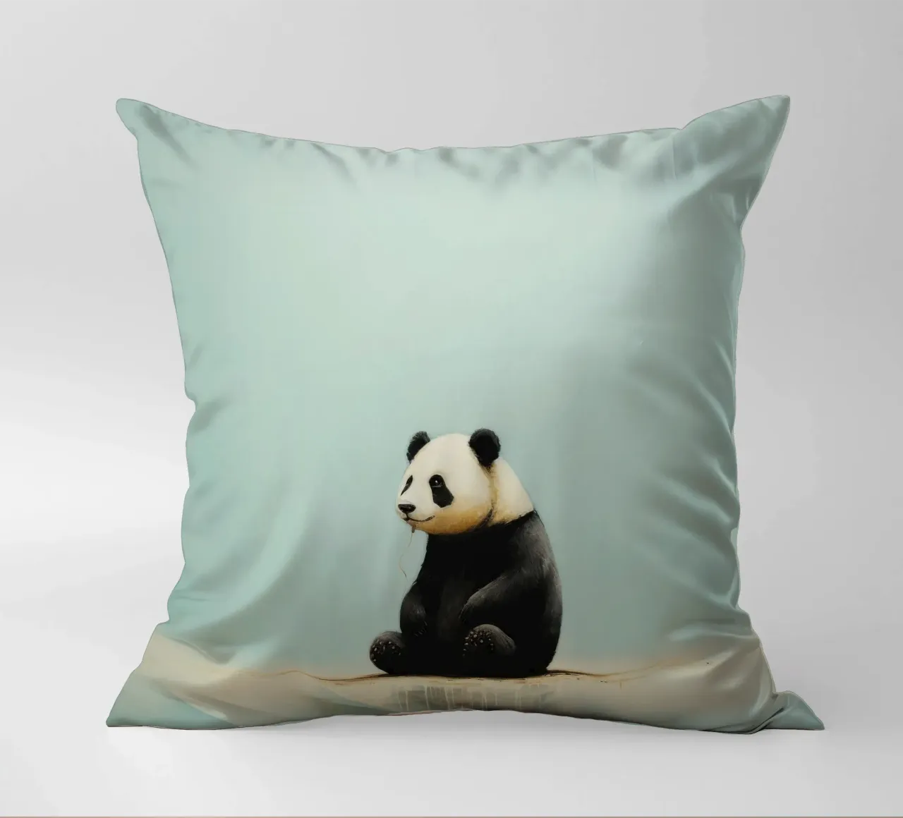 Panda minimale 3 cuscino da Minimal Animal Art