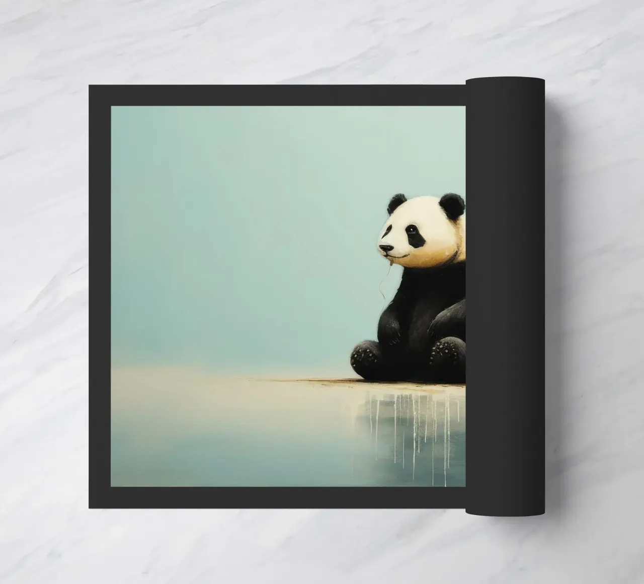Minimo Panda zerbino da Minimal Animal Art