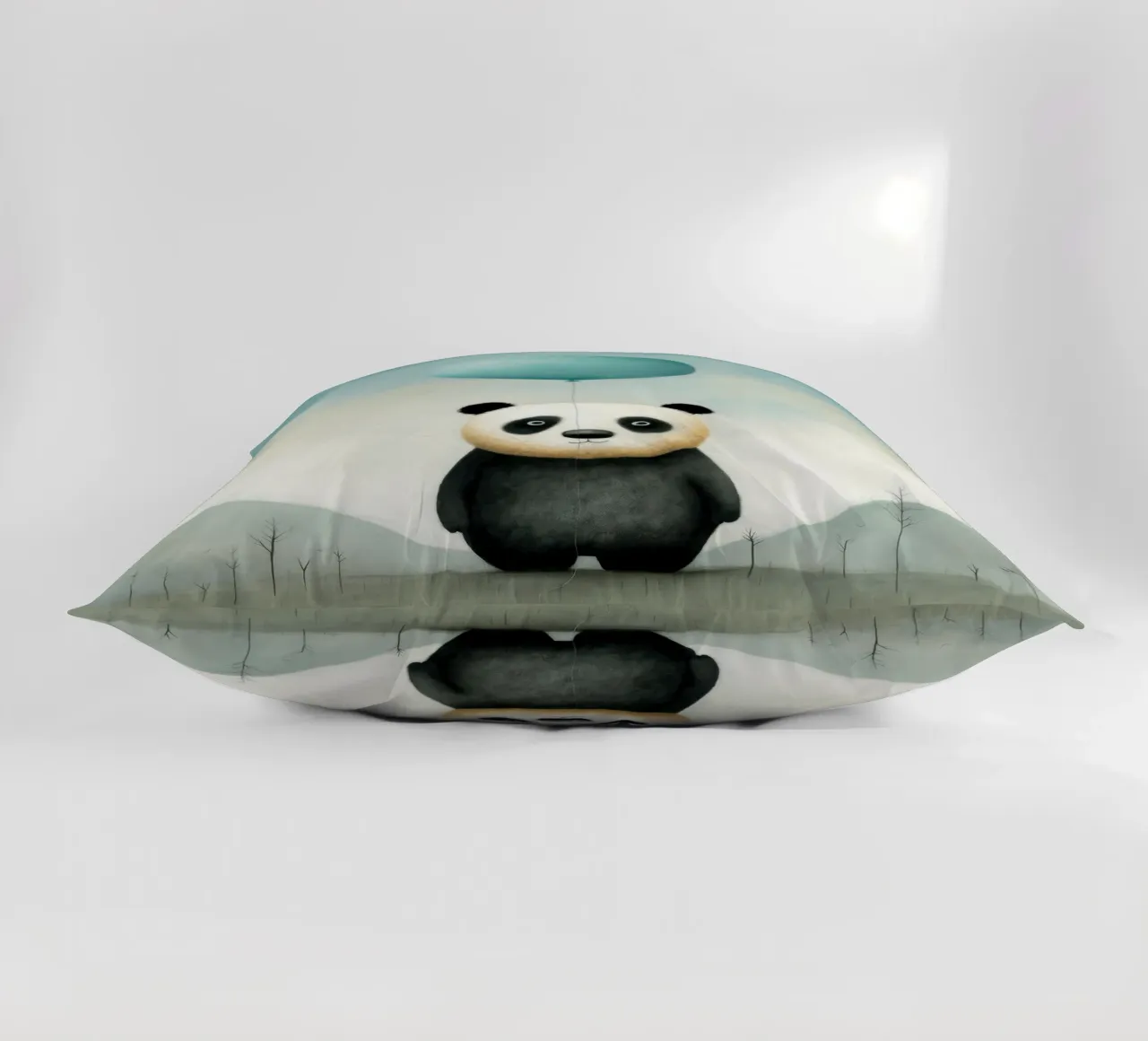 Panda minimale 4 cuscino da Minimal Animal Art