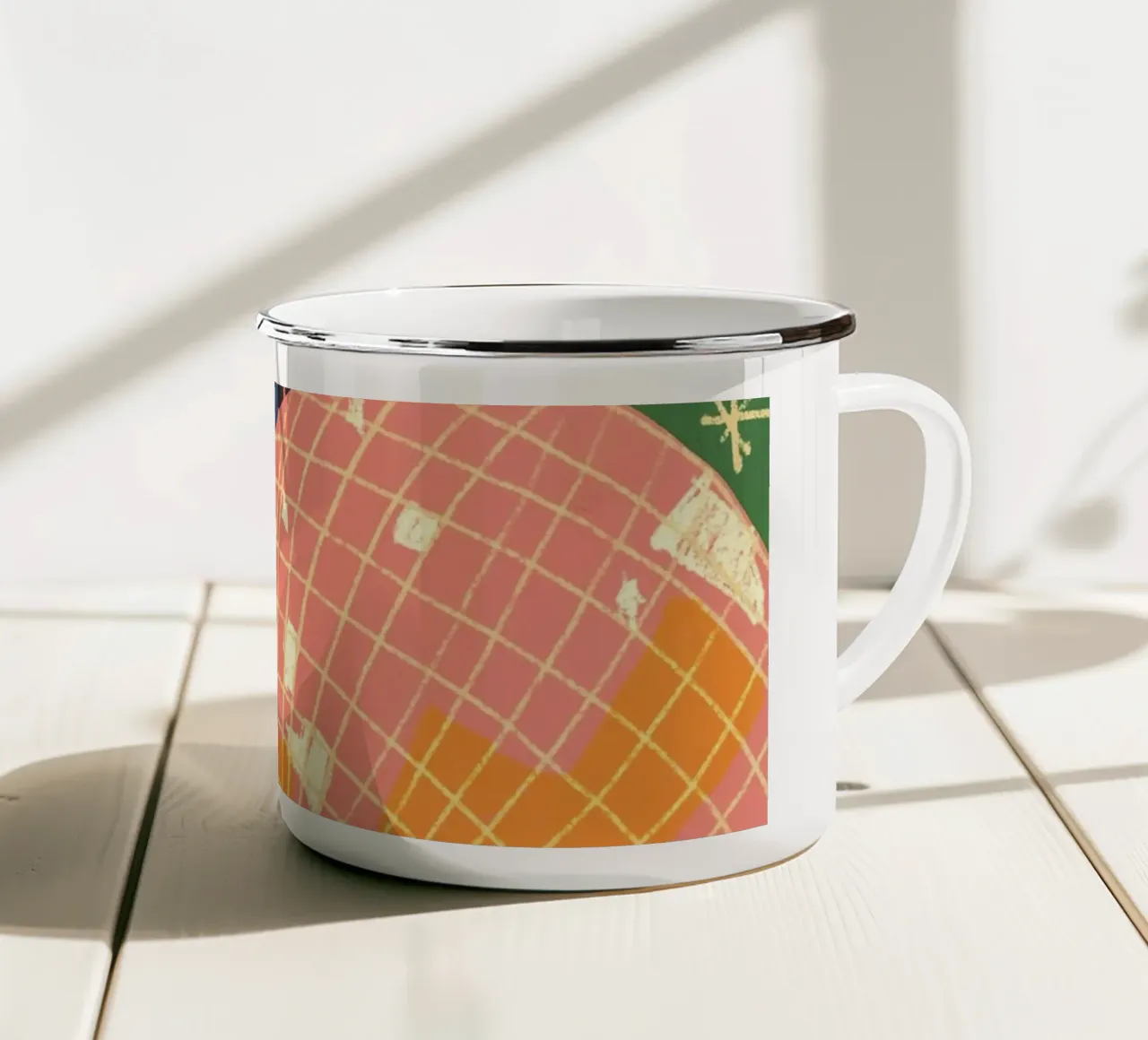 Disco tea tazza in smalto da GigiRosado