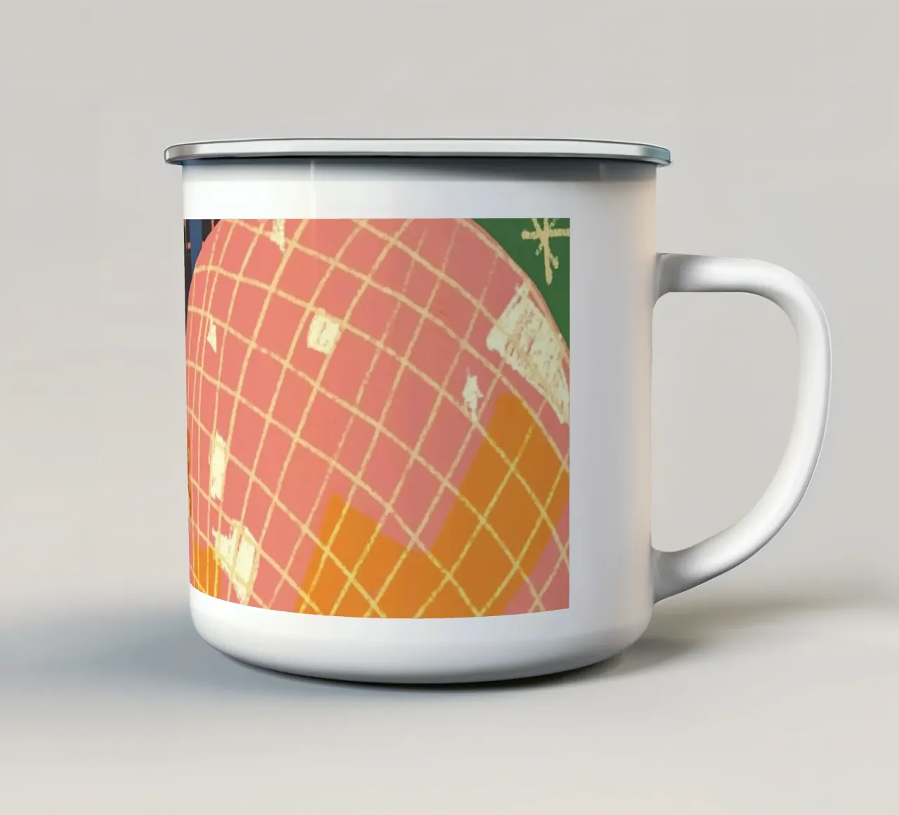 Disco tea tazza in smalto da GigiRosado
