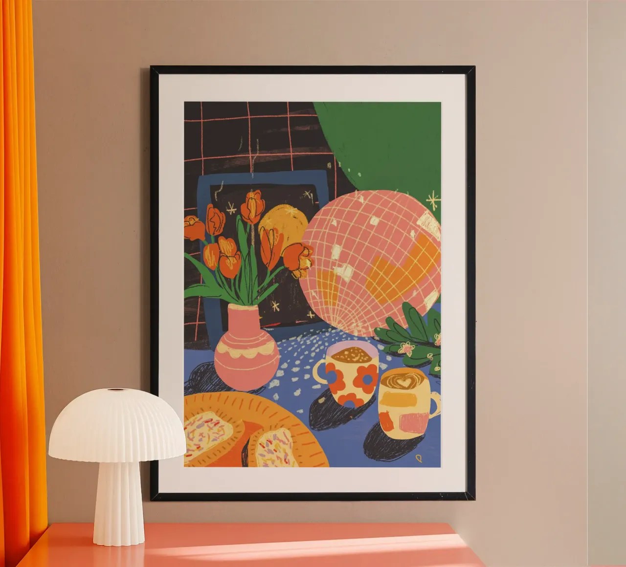 Disco tea poster da GigiRosado