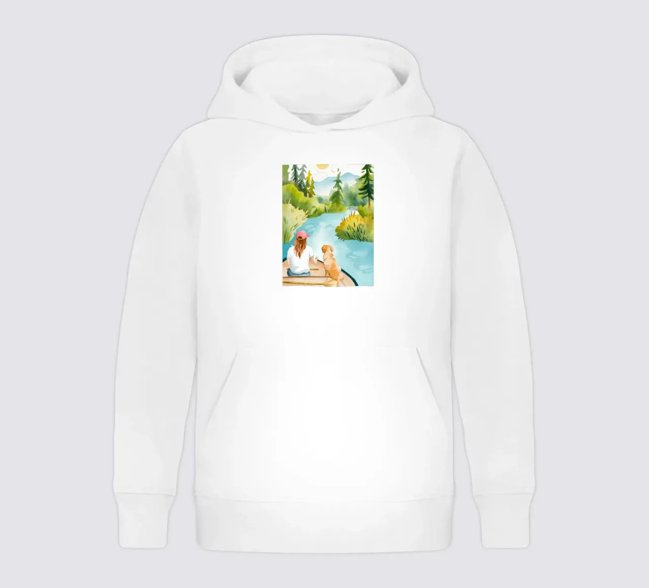 Compagni di fiume felpa bambino con cappuccio da Artie Shifa