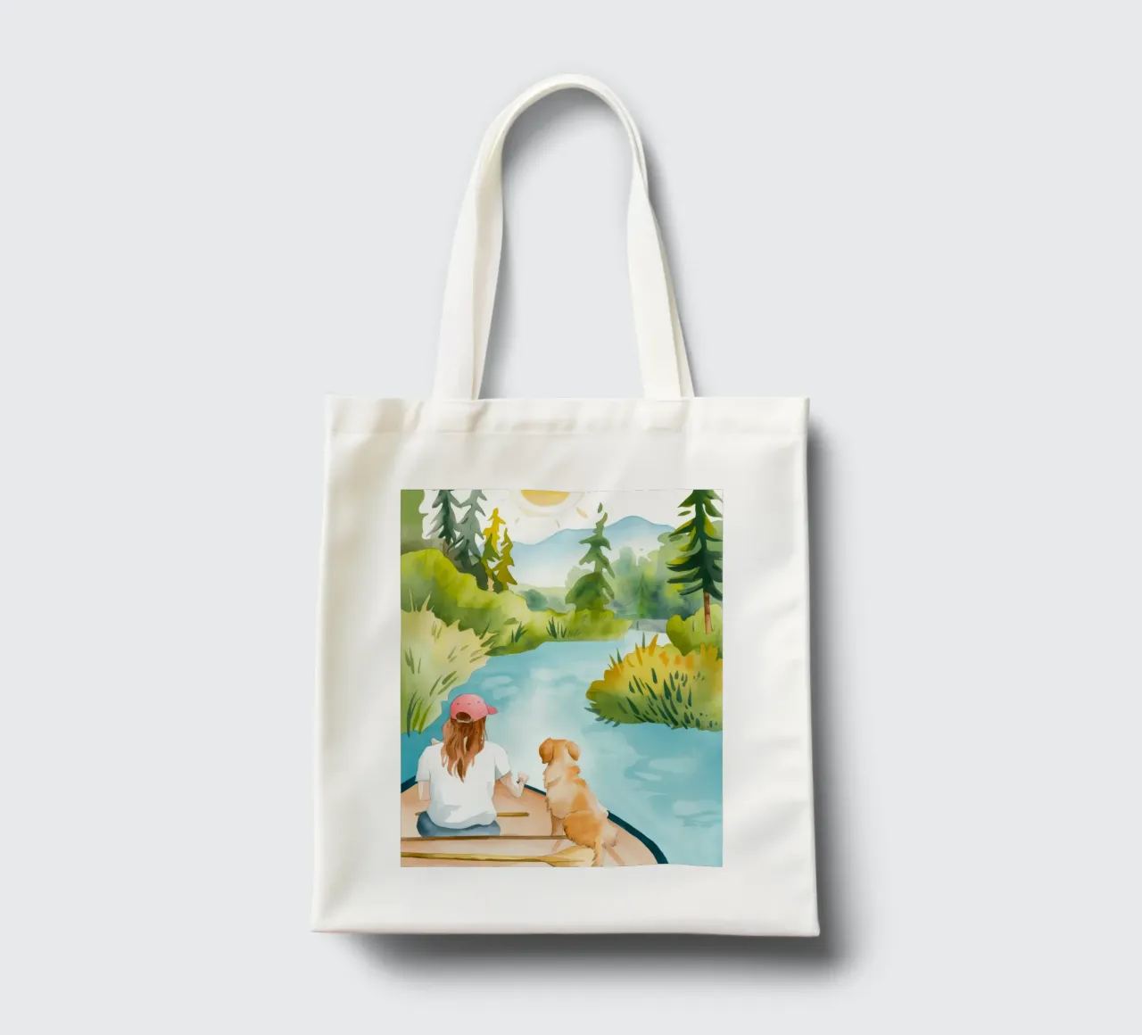 Compagni di fiume borsa in juta da Artie Shifa