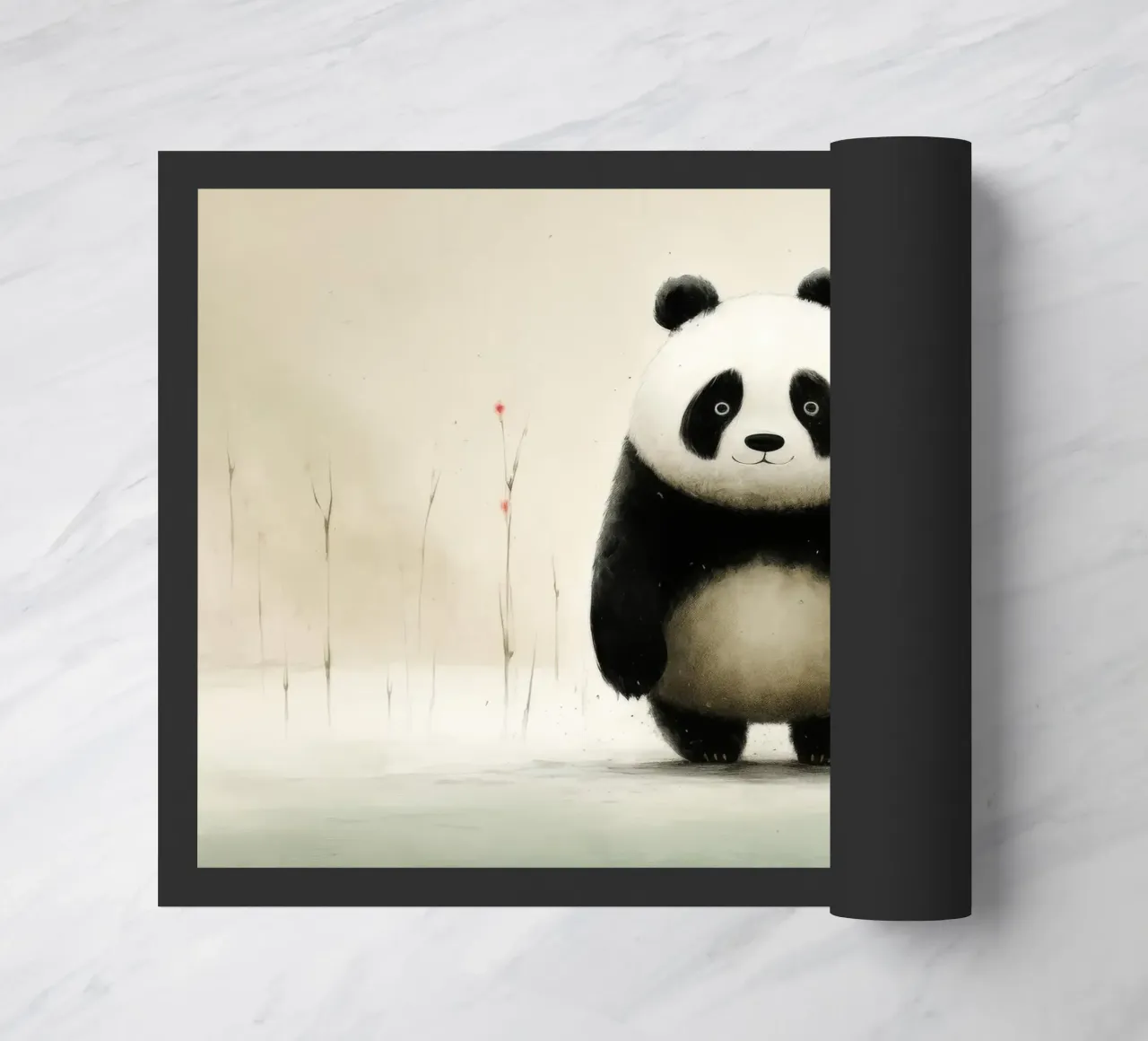 Minimo Panda zerbino da Minimal Animal Art