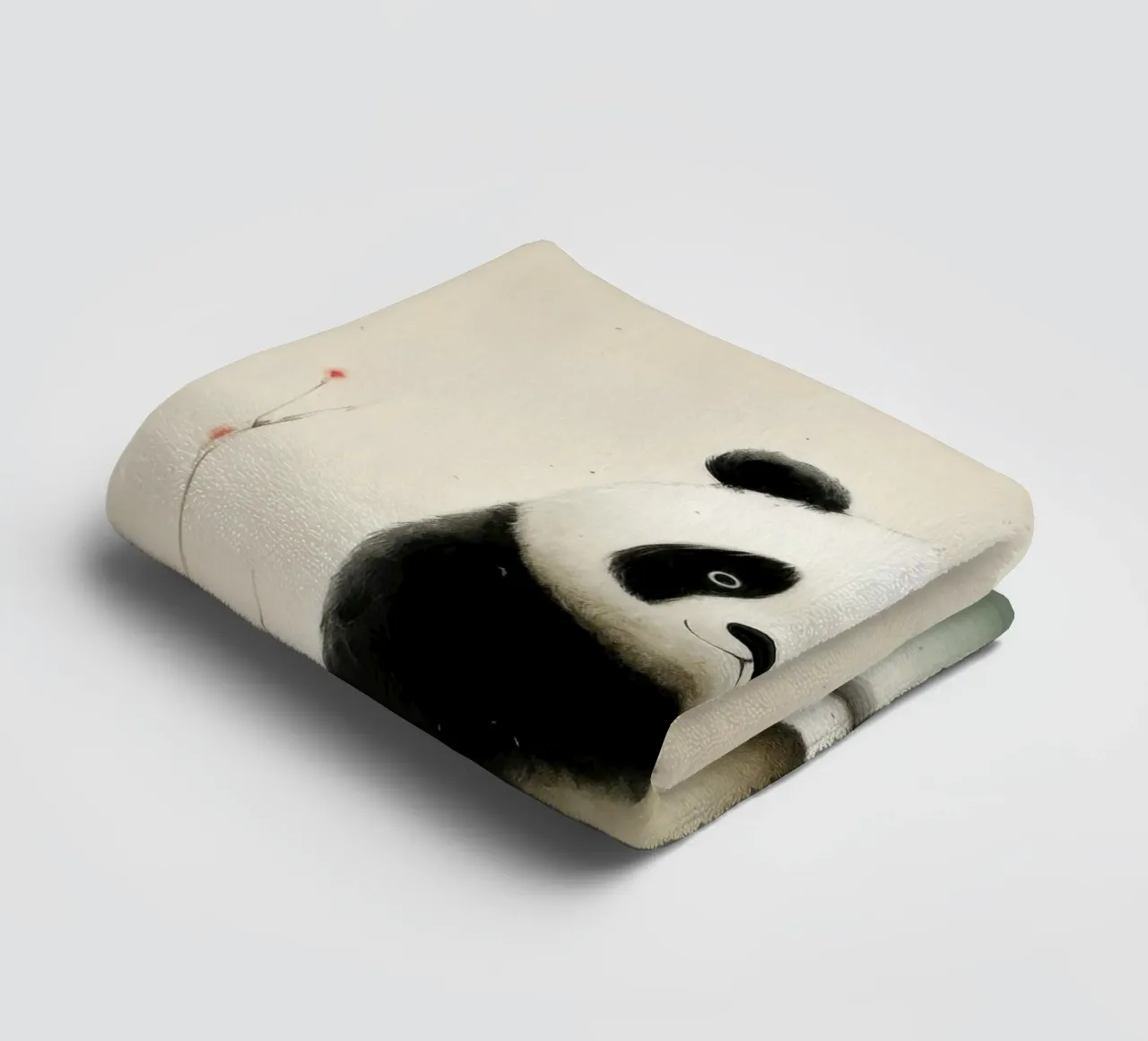 Panda minimale 1 asciugamano da bagno da Minimal Animal Art