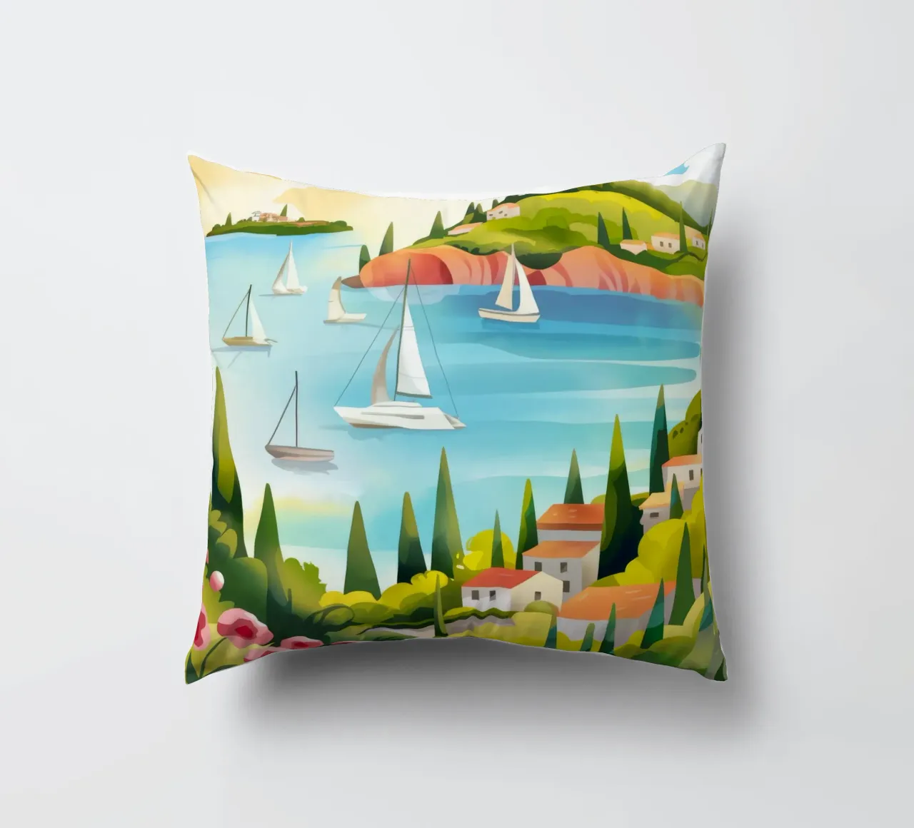 Serenità a vela cuscino da Artie Shifa