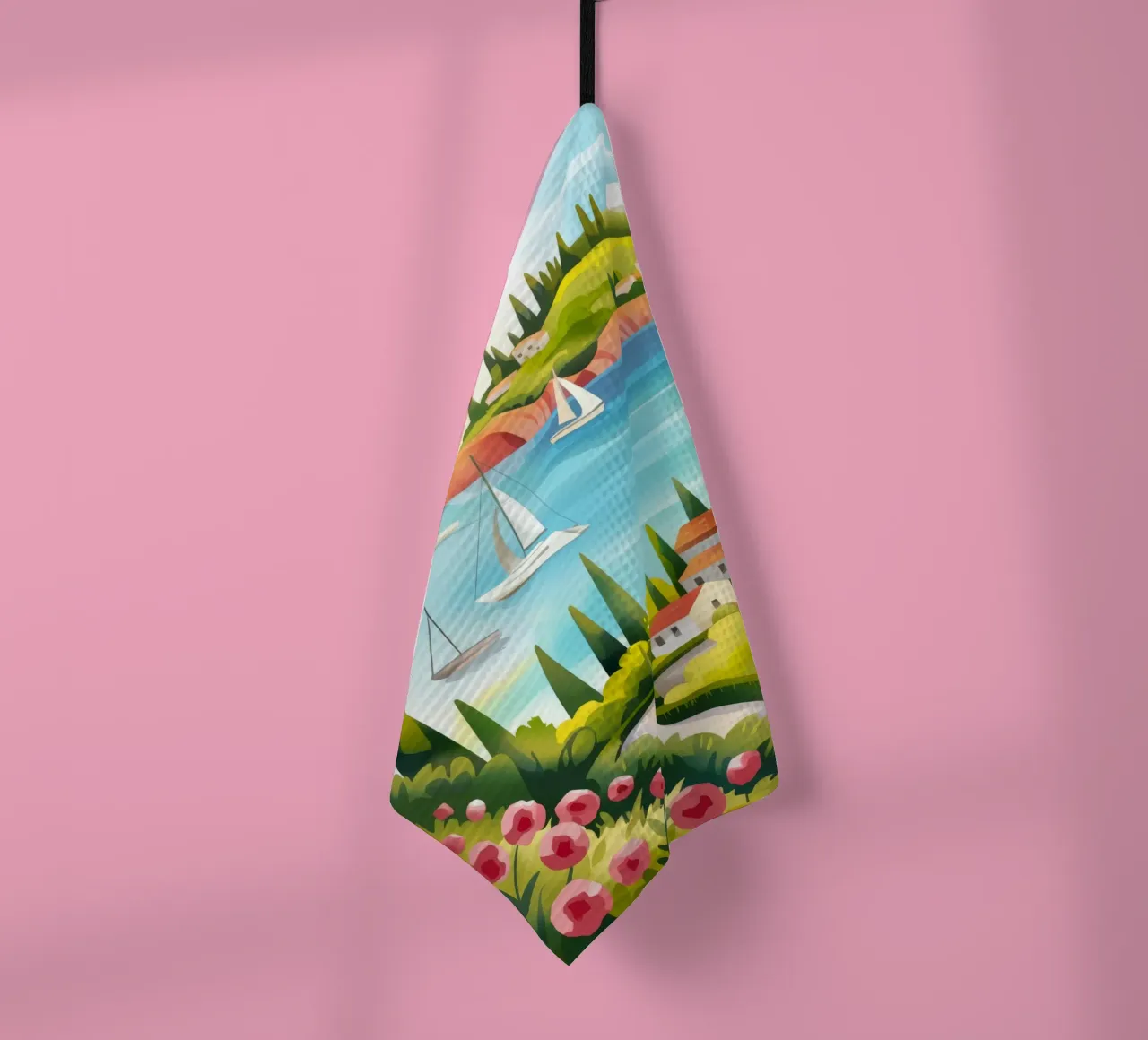 Serenità a vela canovaccio da cucina da Artie Shifa