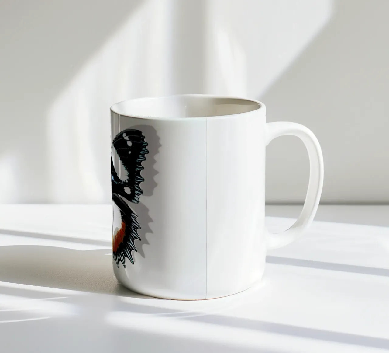 Butterflies 13 tazza in ceramica da Günther Egger
