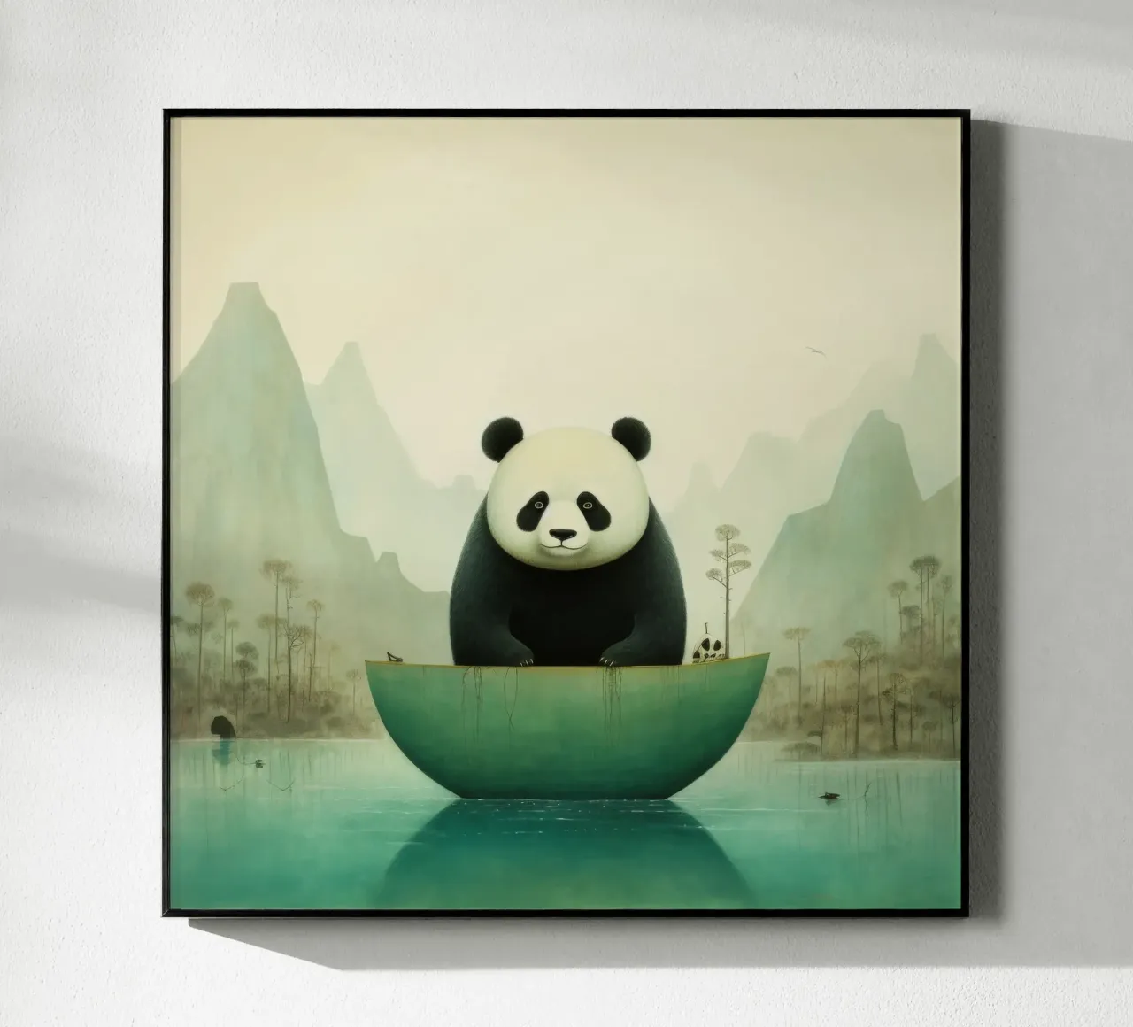 Minimo Orso Panda plexiglass da Minimal Animal Art