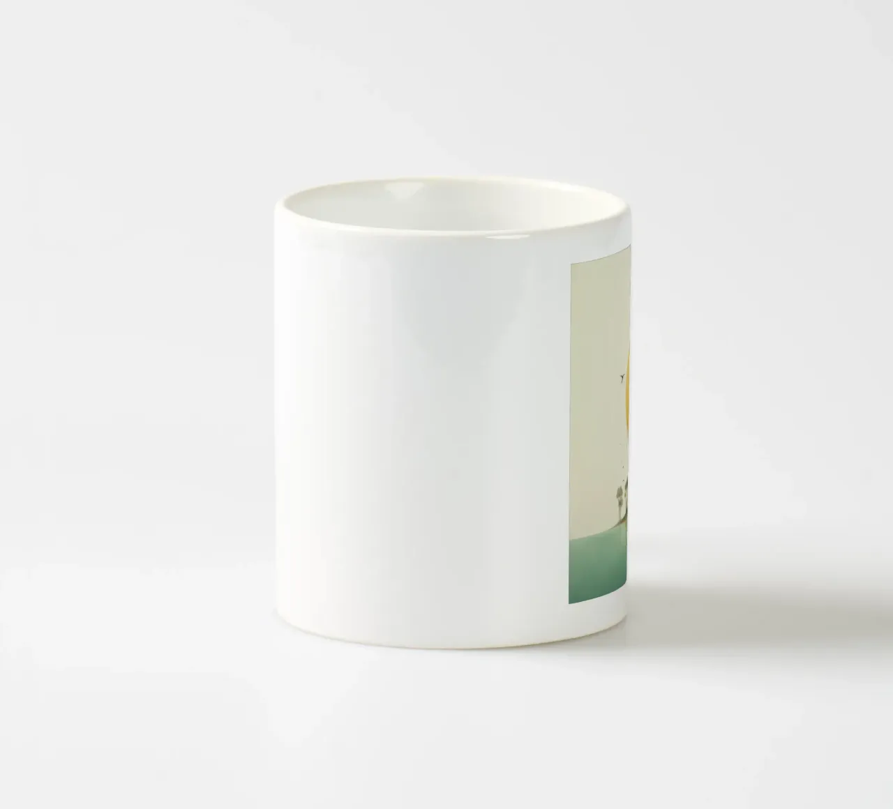 Orso panda minimale 1 tazza in ceramica da Minimal Animal Art