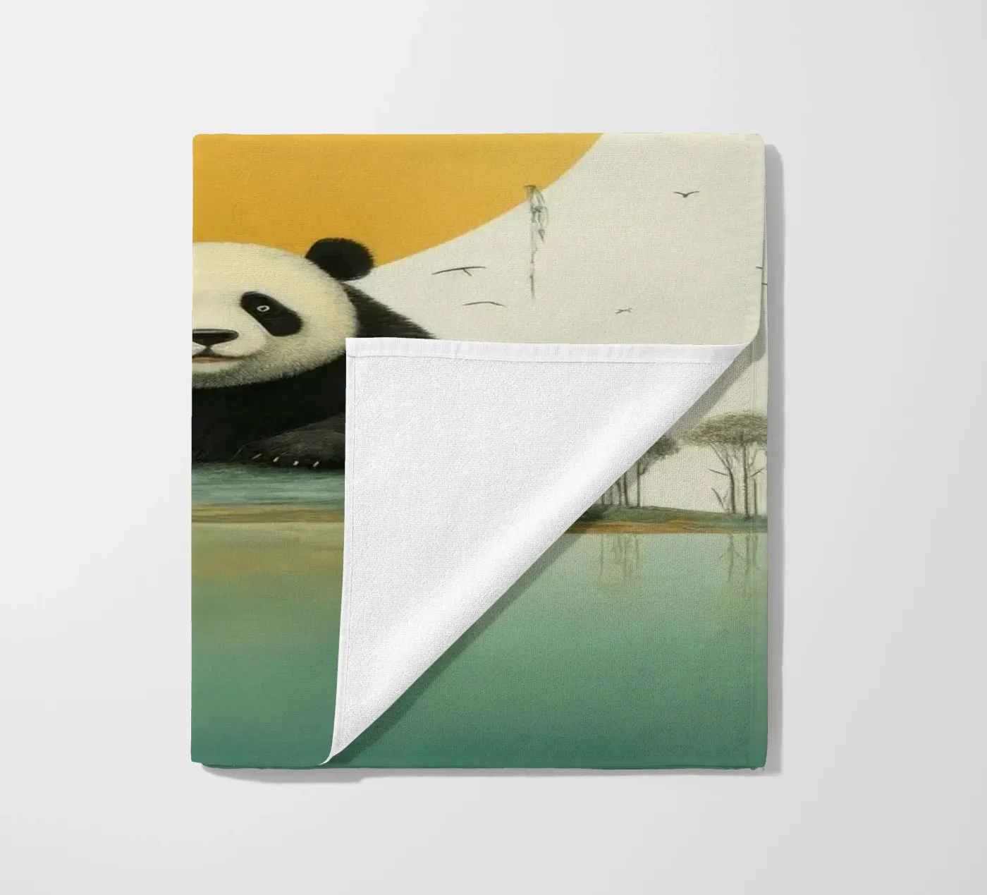 Minimal Panda Bear telo mare da Minimal Animal Art