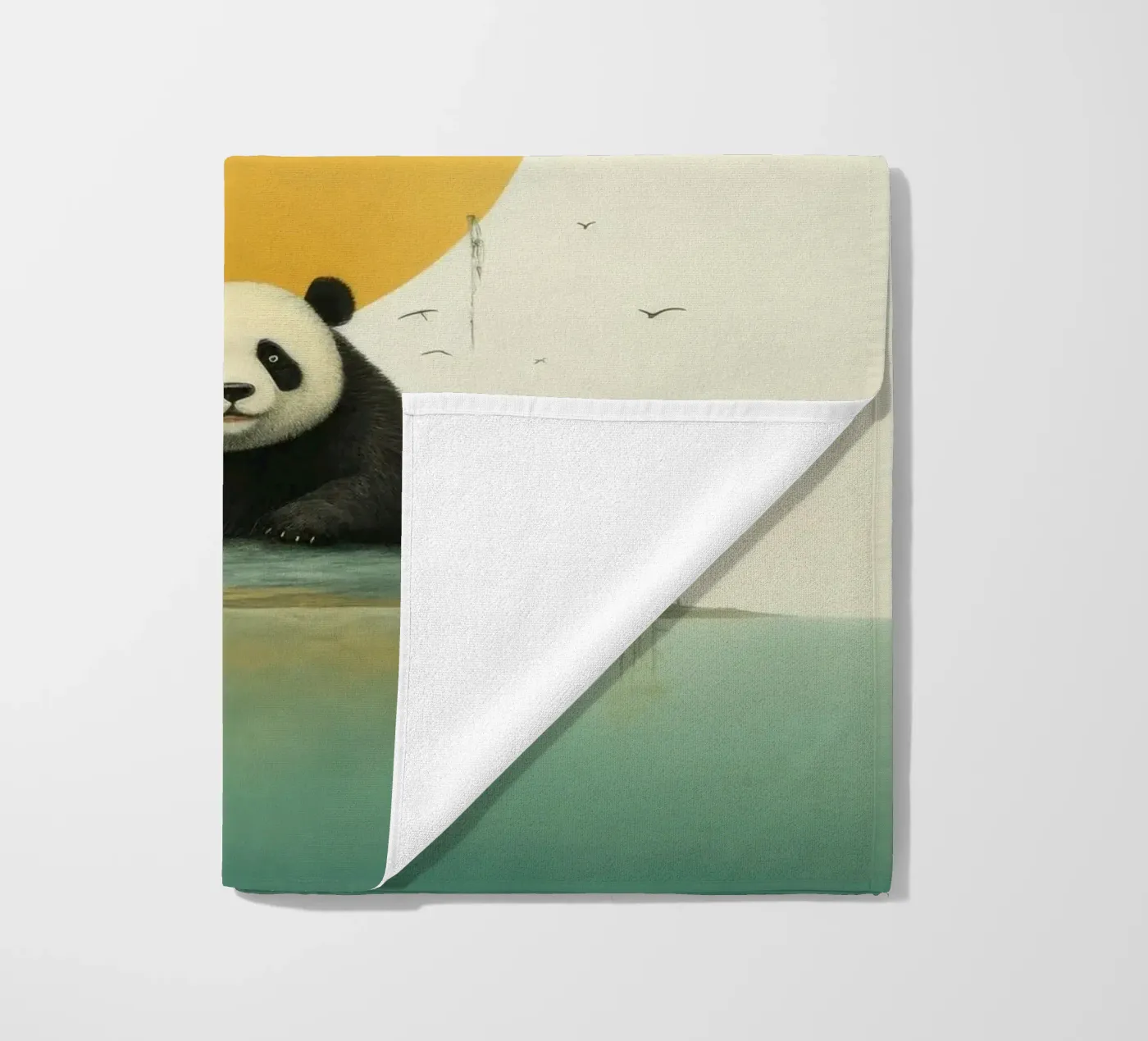 Minimal Panda Bear telo mare da Minimal Animal Art