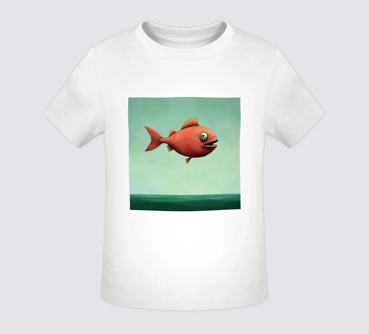 Minimal Piranha 2 maglietta neonato da Minimal Animal Art