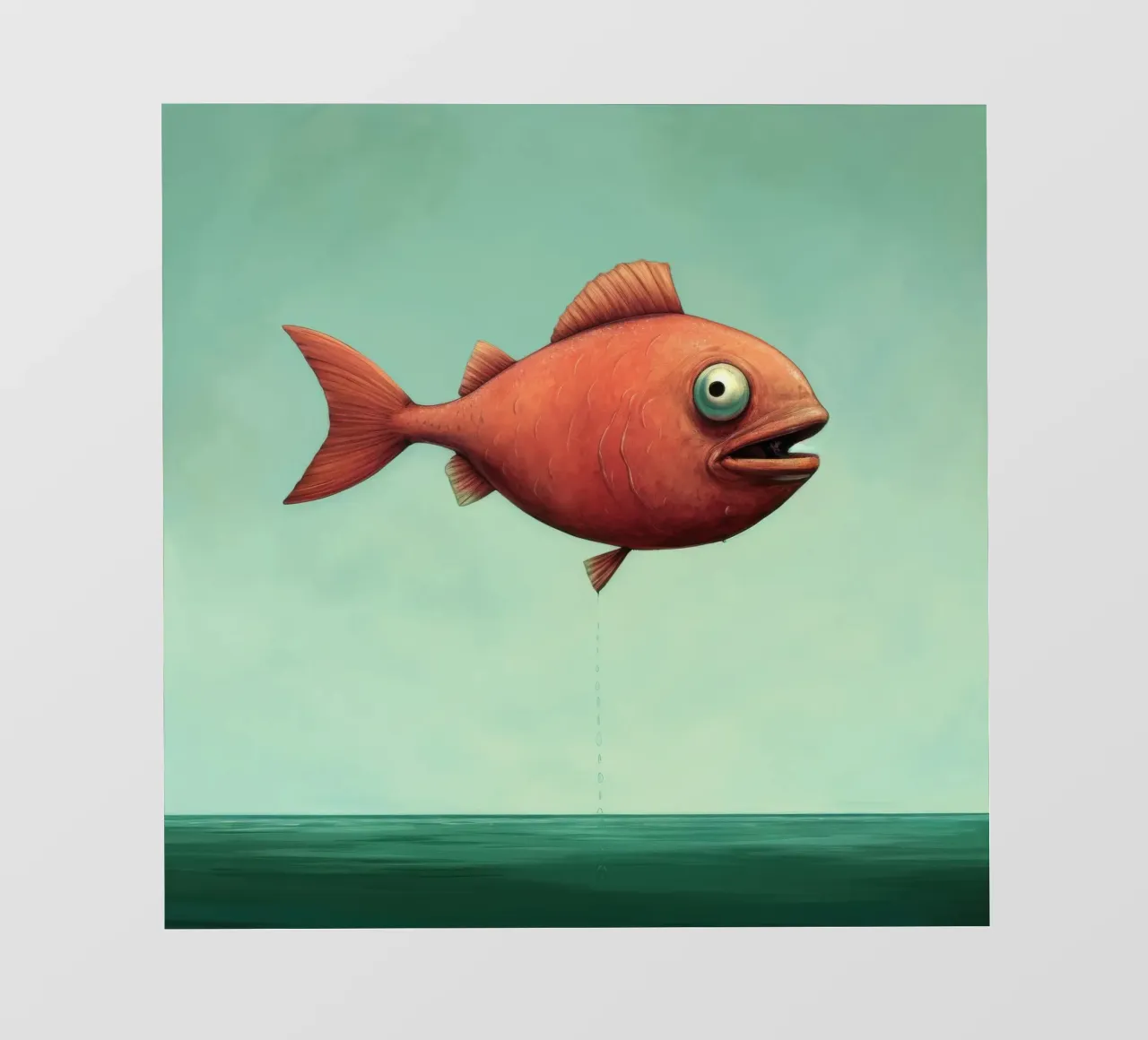 Minimal Piranha 2 pellicola backlit da Minimal Animal Art