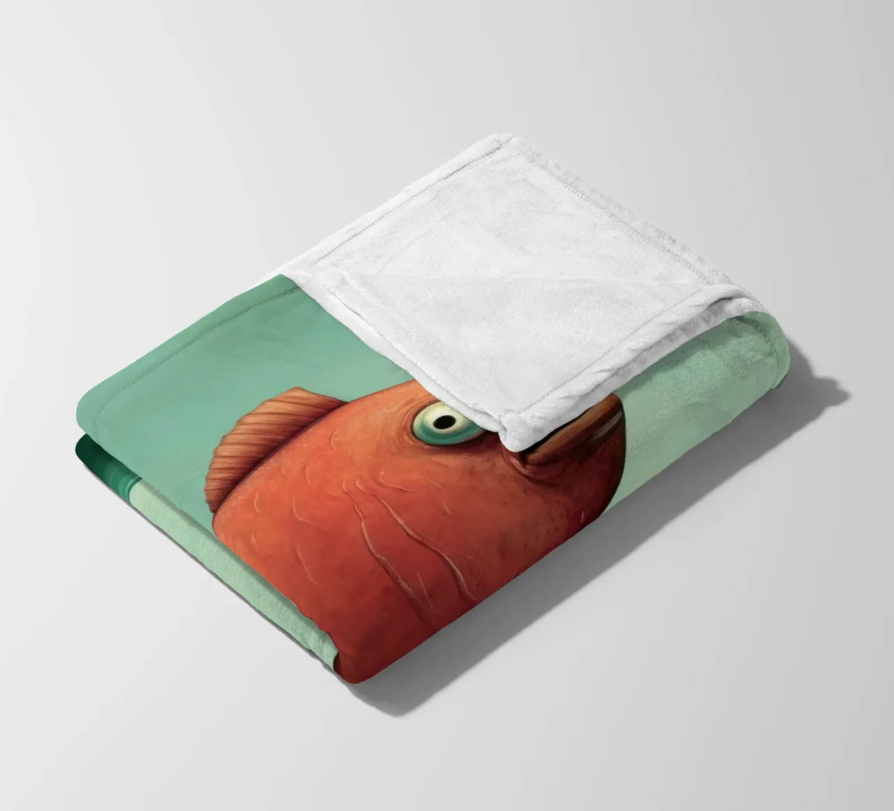 Minimal Piranha 2 coperta in pile da Minimal Animal Art