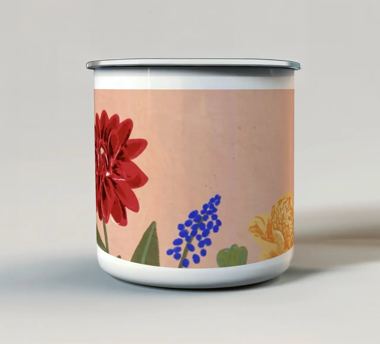 Bouquet of flowers tazza in smalto da GigiRosado