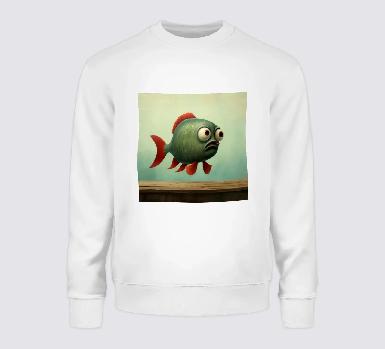 Piranha minimo 3 felpa da Minimal Animal Art