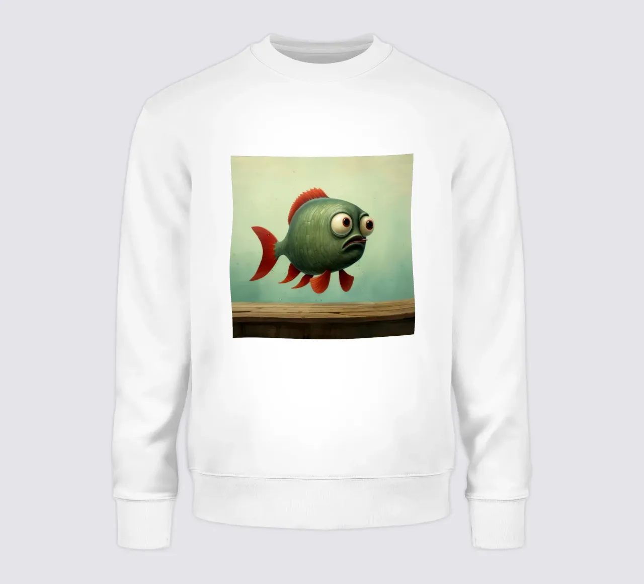 Piranha minimo 3 felpa da Minimal Animal Art