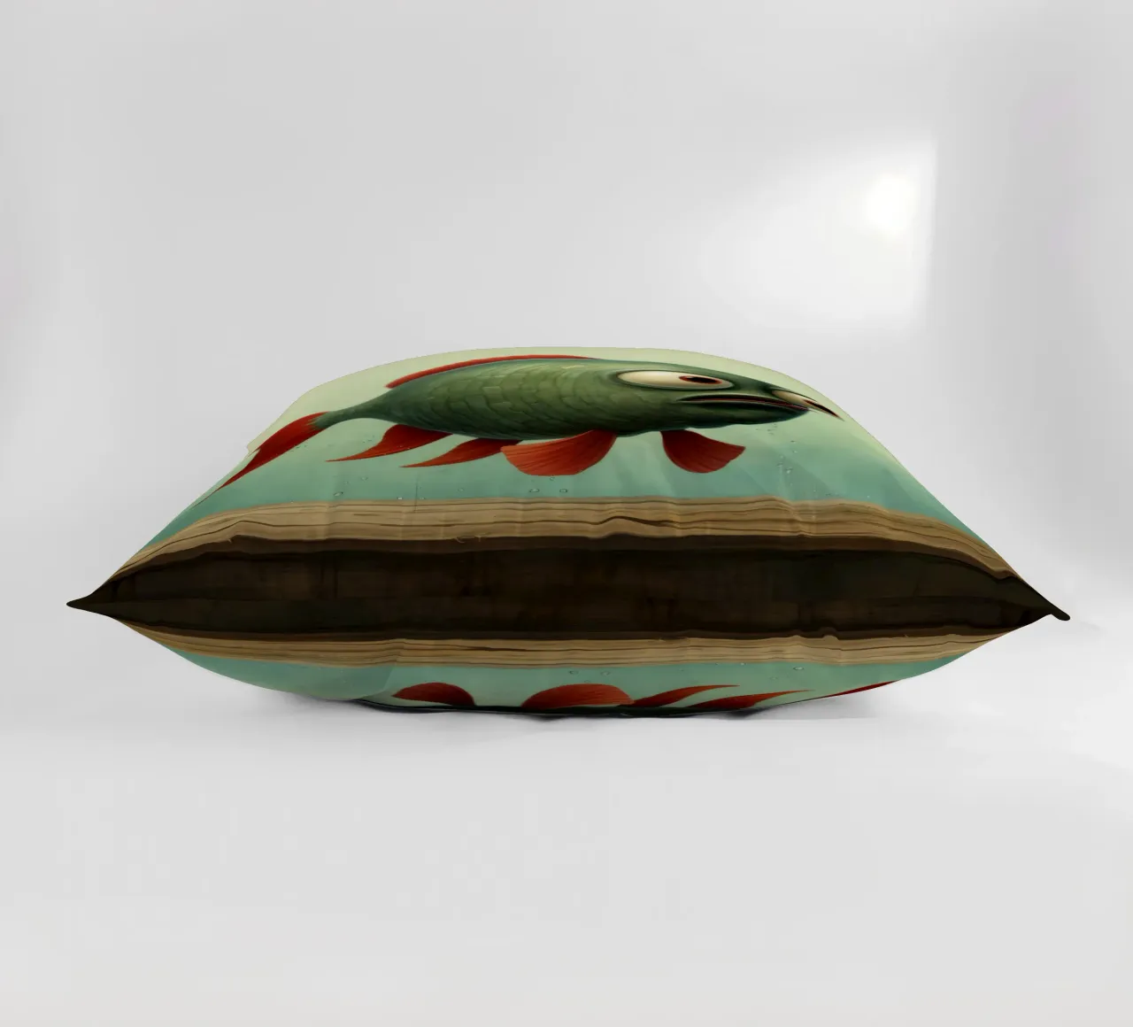 Piranha minimo 3 cuscino da Minimal Animal Art