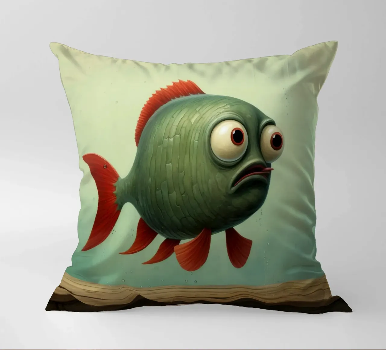 Piranha minimo 3 cuscino da Minimal Animal Art