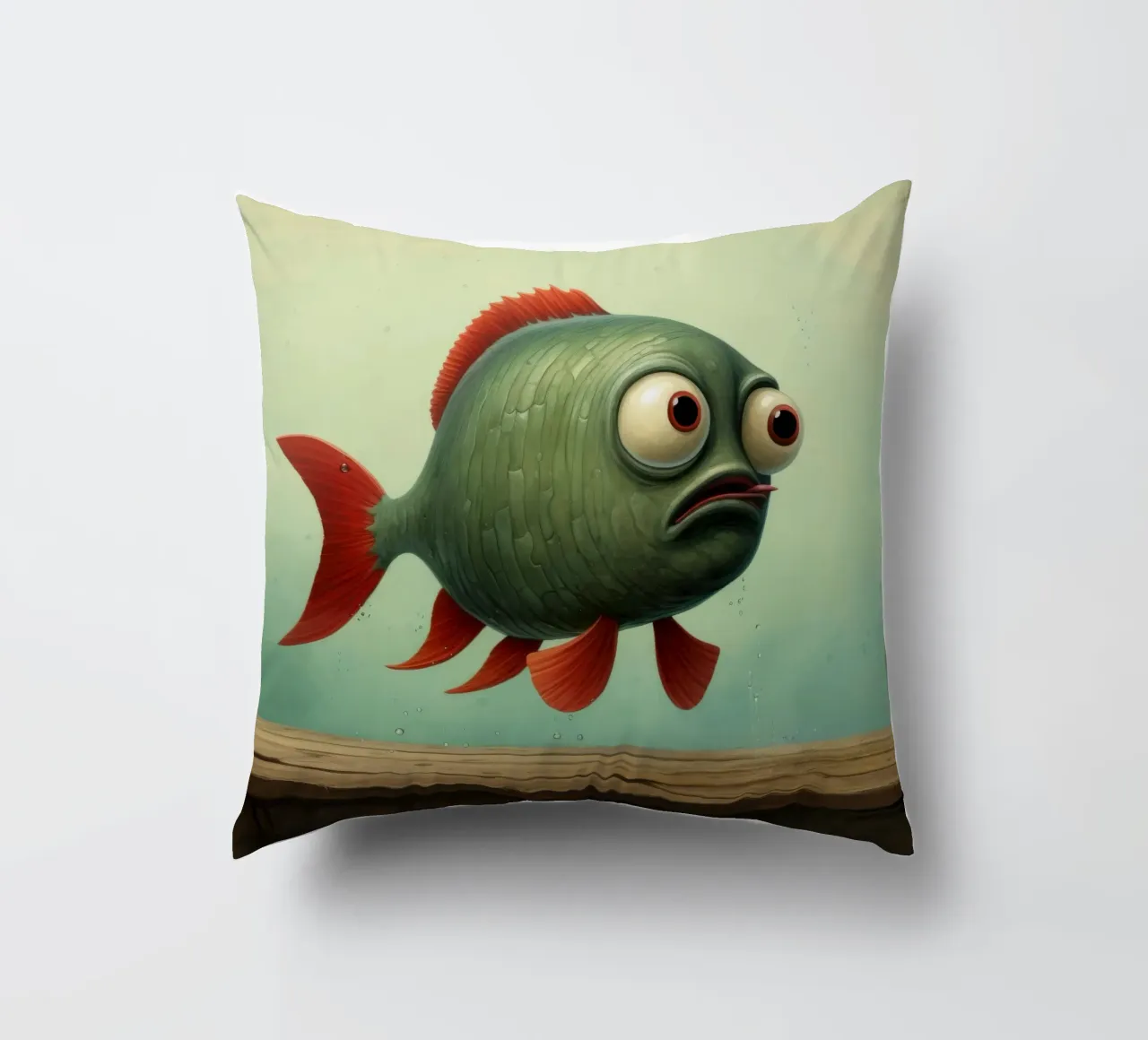 Piranha minimo 3 cuscino da Minimal Animal Art