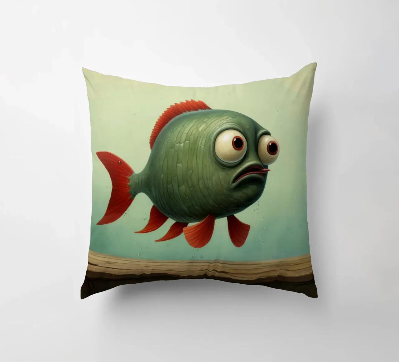 Piranha minimo 3 cuscino da Minimal Animal Art