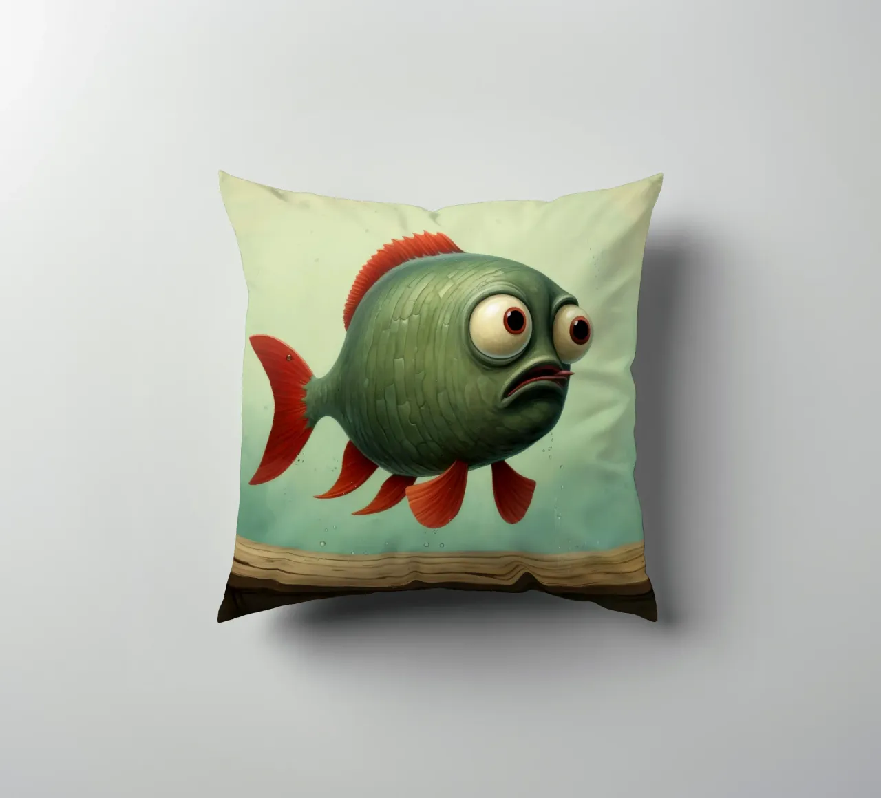 Piranha minimo 3 cuscino da Minimal Animal Art