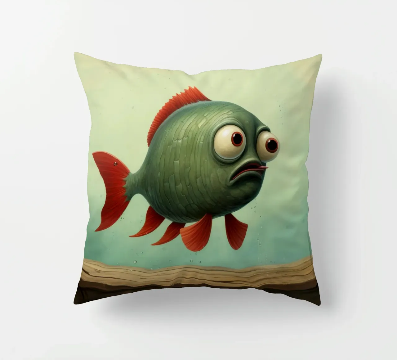 Piranha minimo 3 cuscino da Minimal Animal Art