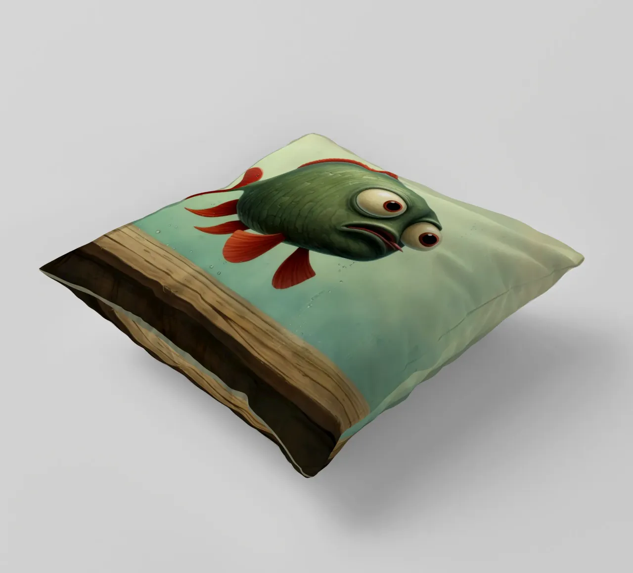 Piranha minimo 3 cuscino da Minimal Animal Art