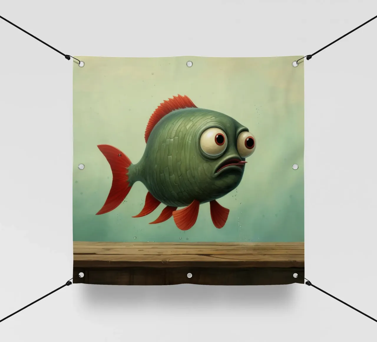 Piranha minimo 3 telo in pvc da Minimal Animal Art