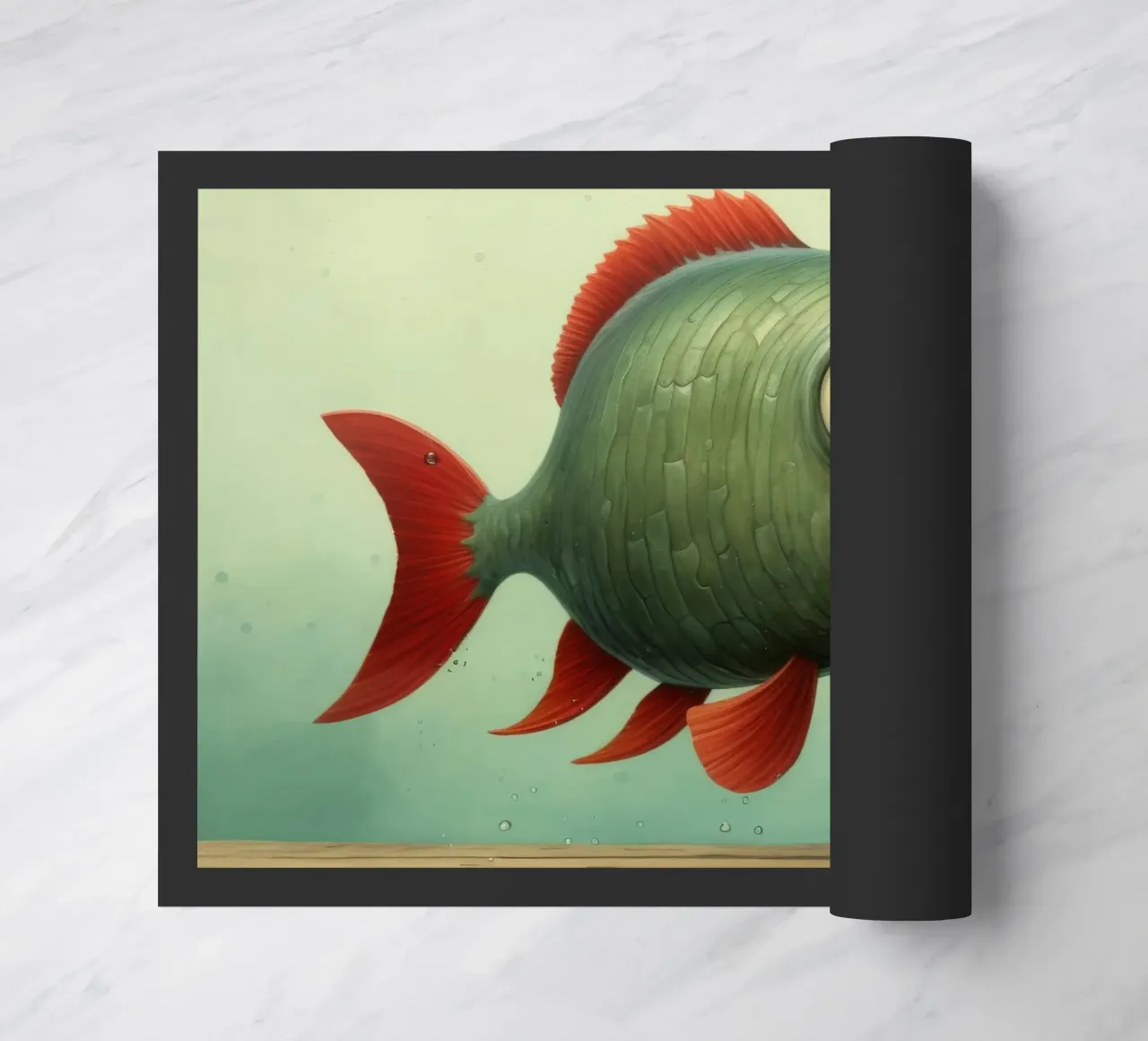 Piranha minimo 3 zerbino da Minimal Animal Art