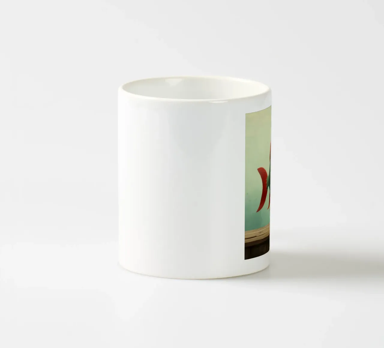 Piranha minimo 3 tazza in ceramica da Minimal Animal Art