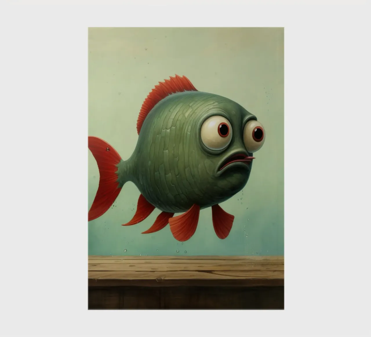 Minimal Piranha 3 notebook by Minimal Animal Art