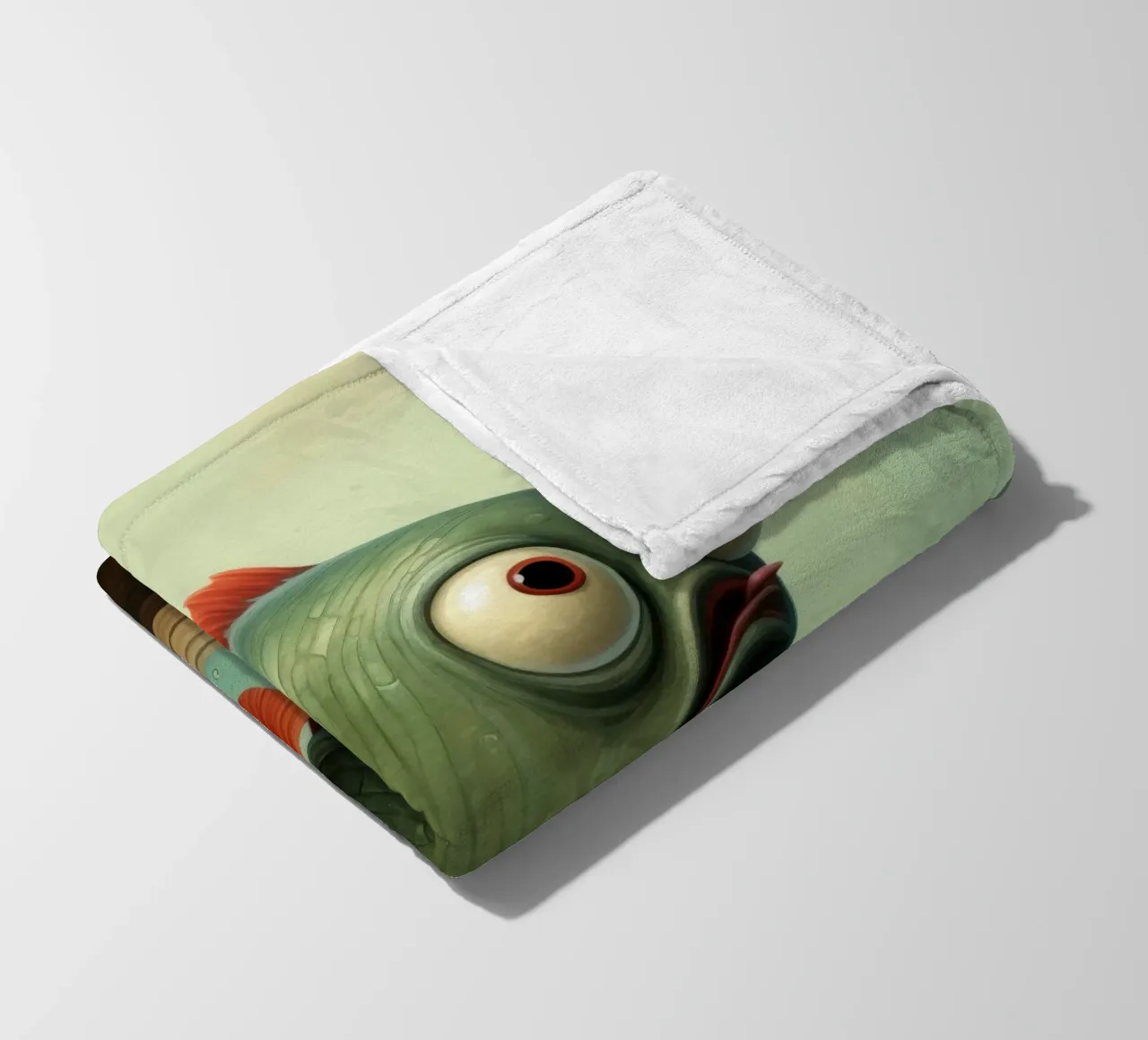 Piranha minimo 3 coperta in pile da Minimal Animal Art