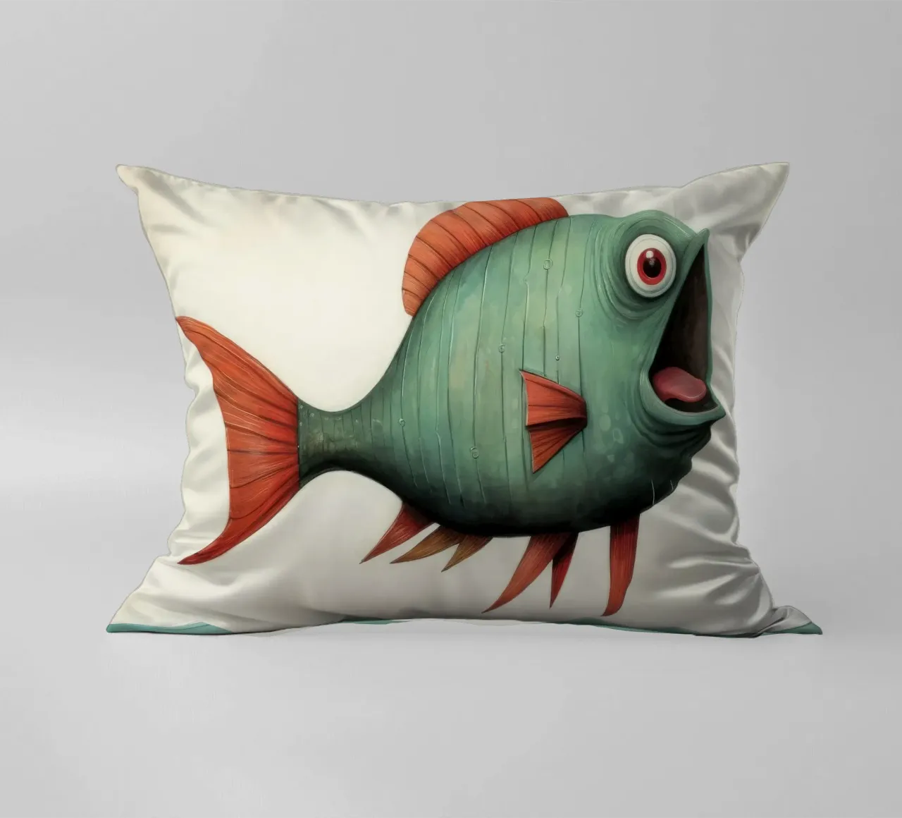 Piranha minimo 4 cuscino da Minimal Animal Art