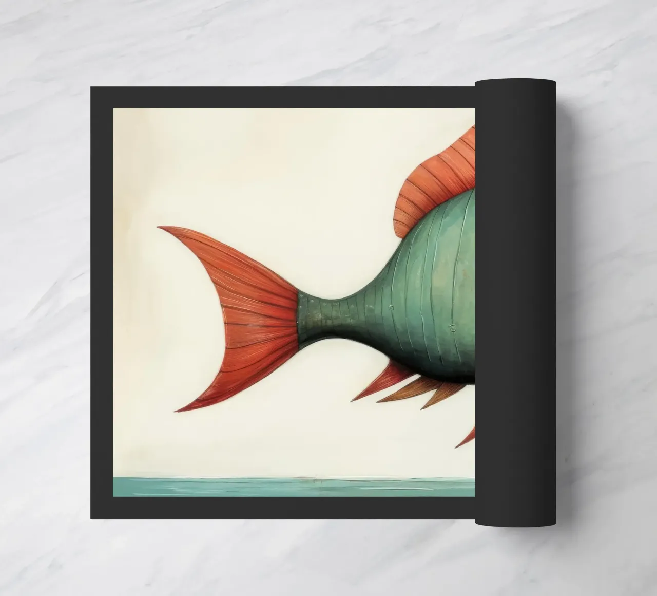 Piranha minimo 4 zerbino da Minimal Animal Art